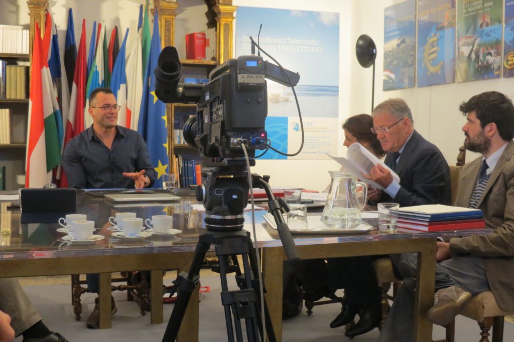 Claudio Lombardo durante un’attività sul campo