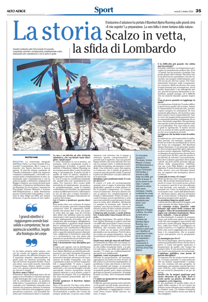 Alto Adige, 02.10.2026, p. 35 — Claudio Lombardo